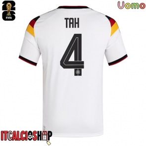 Germania Jonathan Tah #4 Prima Maglia Mondiali 2026 Manica Corta